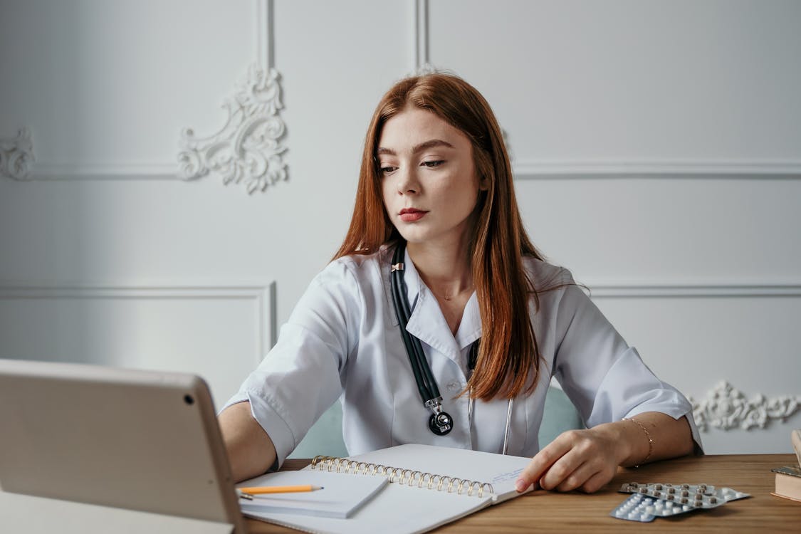 A doctor working