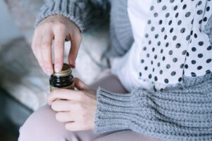 Opening over-the-counter medicine while arranging a medical certificate for leave